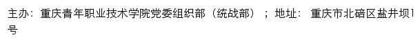 重庆青年职业技术学院党委组织部（统战部）网站详情